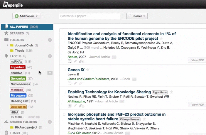 Filter by multiple labels
